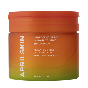Заспокійливі педи для обличчя Aprilskin Carrotene IPMP™ Instant Calming Serum Pads (80pcs) Заспокійливі педи для обличчя Aprilskin Carrotene IPMP™ Instant Calming Serum Pads (80pcs)